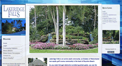 Desktop Screenshot of lakeridge-falls.com