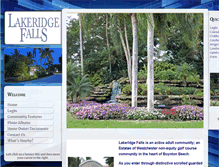 Tablet Screenshot of lakeridge-falls.com